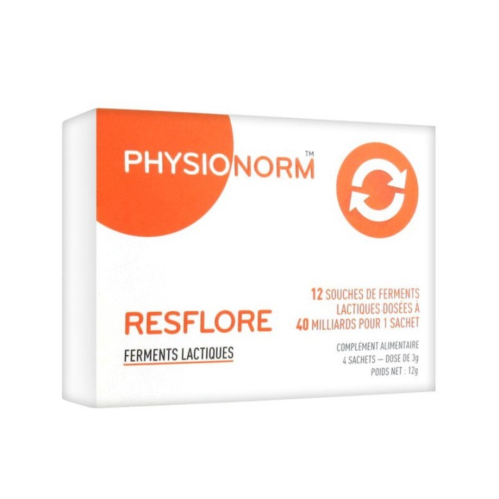 Immubio Physionorm resflore - 2 boites de 4 sachets