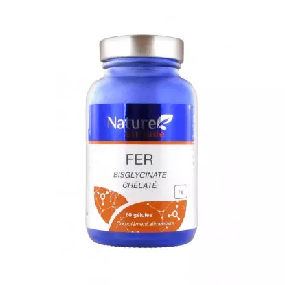 Nature Attitude Fer bisglycinate chélaté - 60 gélules