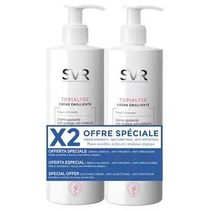 Svr Topialyse Crème emmolliente DUO 400ml