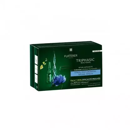 René furterer triphasic rituel anti-chute 12 x 5 ml ampoules