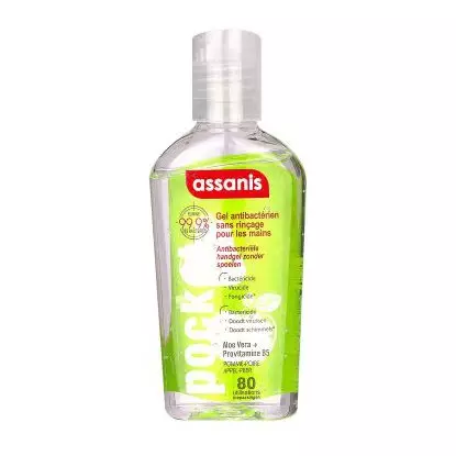 Assanis gel antibactérien sans rinçage - pomme poire 80ml