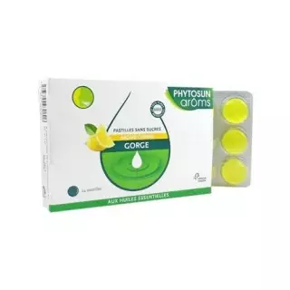 Phytosun aroms Pastilles sans sucre arôme citron 24 pastilles 