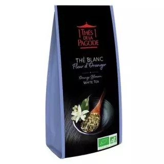 Thés de la pagode Thé Blanc Fleur d'Oranger Bio - 100g