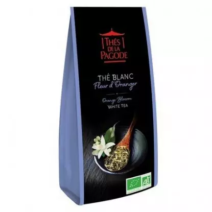 Thés de la pagode Thé Blanc Fleur d'Oranger Bio - 100g