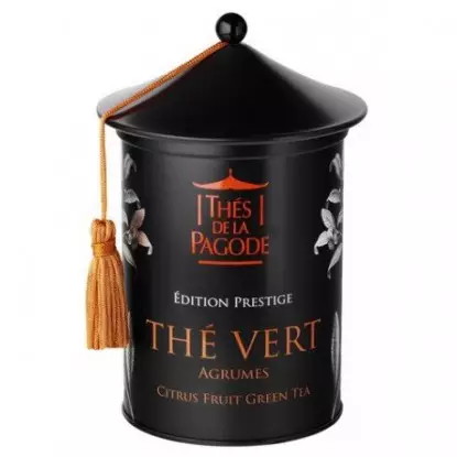 Thés de la pagode Thé vert Chun Mee aux agrumes Bio - 100g