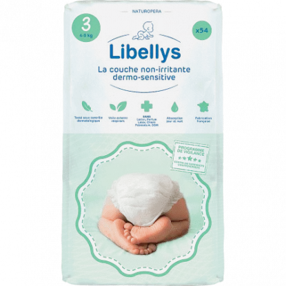 Libellys couche non irritante taille 3 - 54 couches