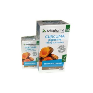Arkopharma curcuma pipérine bio 130 gélules + 40 offertes