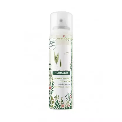 Klorane shampooing sec extra-doux au lait d'avoine 150ml