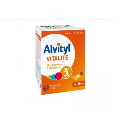 Alvityl vitalité dès 6 ans 40 comprimés