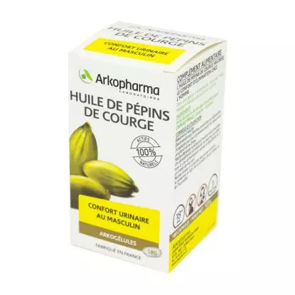 Arkogélules Huile de Pépins de Courge 180 gélules