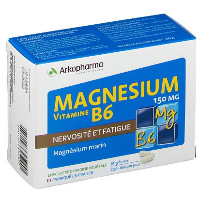 Arkopharma Magnésium Vitamine B6 Arkovital 60 Gelules