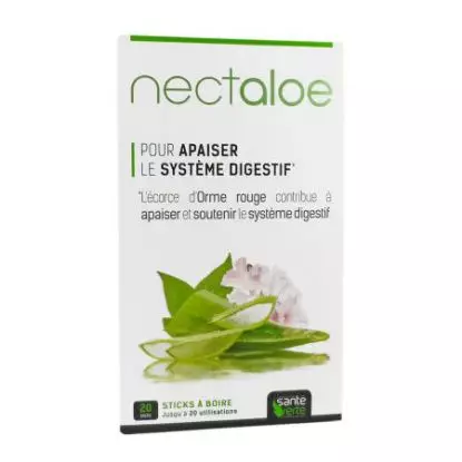 Nectaloe 20 stick à boire Santé verte