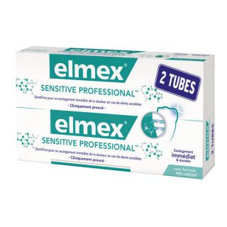 Elmex Dentifrice Sensitive professional Lot de 2 x 75ml