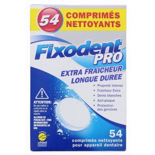 Fixodent Effervescent cleanser 54 tabs