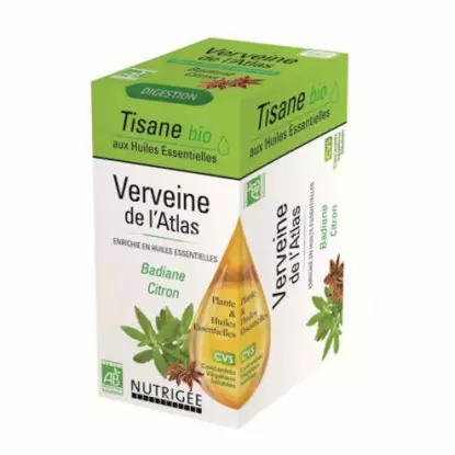 Nutrigée verveine de l'atlas digestion bio 20 sachets