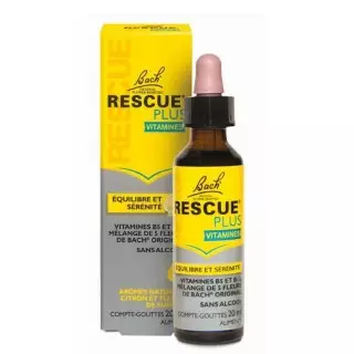 Fleurs de Bach Rescue Plus vitamines gouttes - 20ml