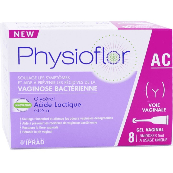 Physioflor AC vaginose bactérienne - 8 unidoses