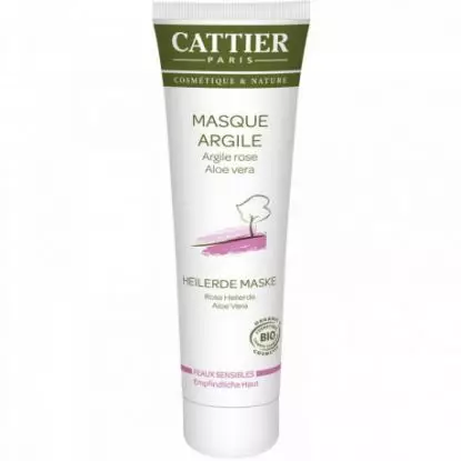 Cattier masque argile peaux sensibles 100ml