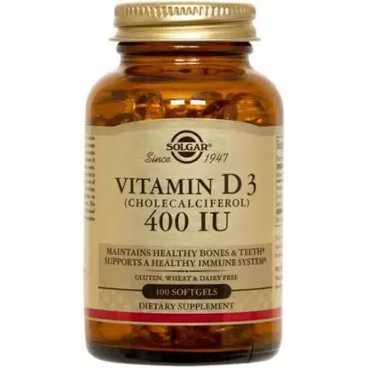Solgar Vitamine D3 400 UI- 100 softgels