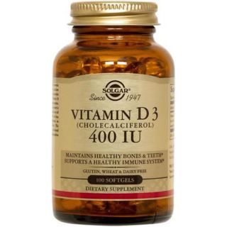 Solgar Vitamine D3 400 UI- 100 softgels