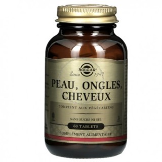 Solgar Peau Ongles Cheveux 60 comprimés