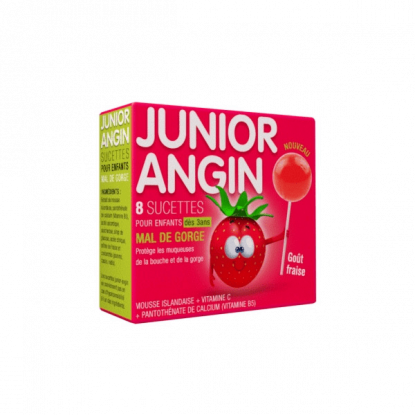 Sucettes Junior Angin - 8 sucettes