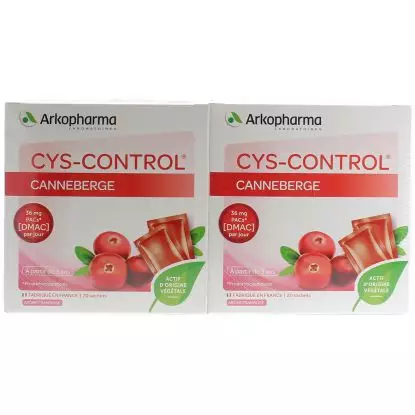 Cys-Control  20 Sachets Lot de 2 Boites