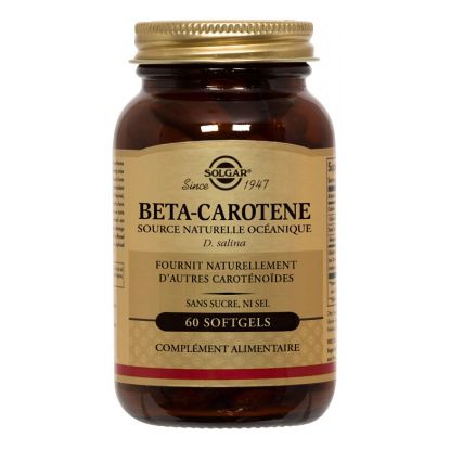 Solgar Beta carotene 7 mg 60 Gélules