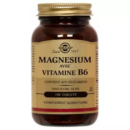 Solgar Magnésium et vitamine b6 100 cp