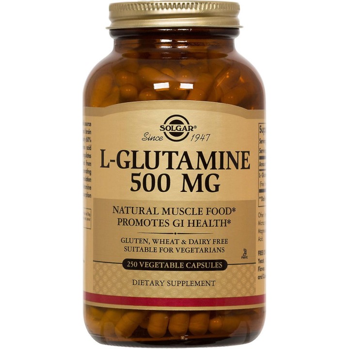 Solgar L-glutamine 500mg bte 50 gélules