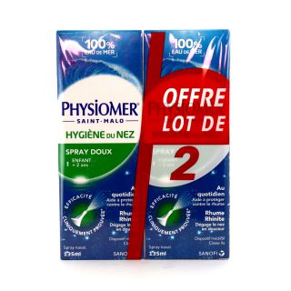 Physiomer Hygiène du Nez Spray Lot 2 x 135ml