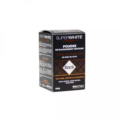 SuperWhite Poudre charbon végétal actif - 40g