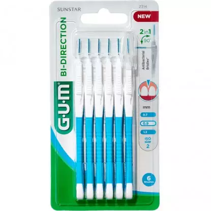 Gum Brossettes interdentaires Proxabrush Bidirection 0.9 - x6