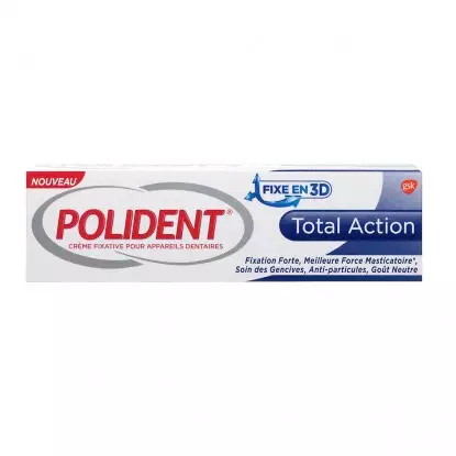 Polident Crème fixative Total Action - 40g