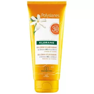 Klorane Polysianes Gel-crème solaire sublime au Monoï et Tamanu Bio SPF30 - 200ml