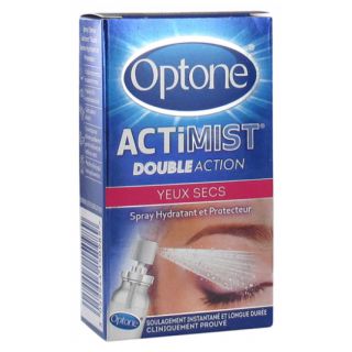 Optone ActiMist 2 en 1 Yeux secs + irrités 10ml