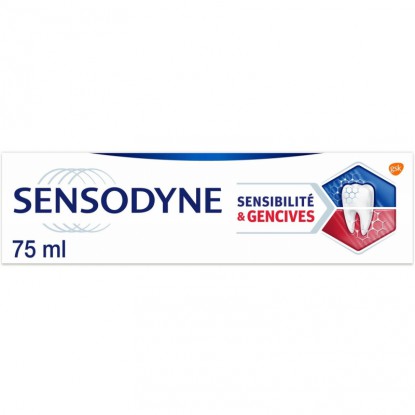 Sensodyne Dentifrice sensibilité et gencives menthe fraîche - 75ml