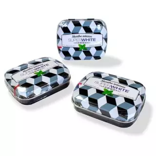 SuperWhite Mini mints Black Edition Menthe glaciale - 50 pastilles