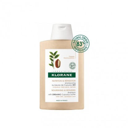 Klorane Shampoing nutrition et réparation au beurre de Cupuaçu Bio - 200ml