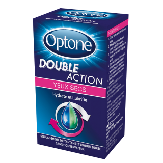 Optone Double Action Yeux secs - 10ml