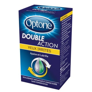 Optone Double Action Yeux irrités - 10ml