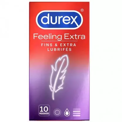 Durex Feeling Extra - 10 préservatifs