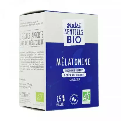 Nutrisanté Les Nutri'Sentiels Mélatonine Valériane - 15 gélules