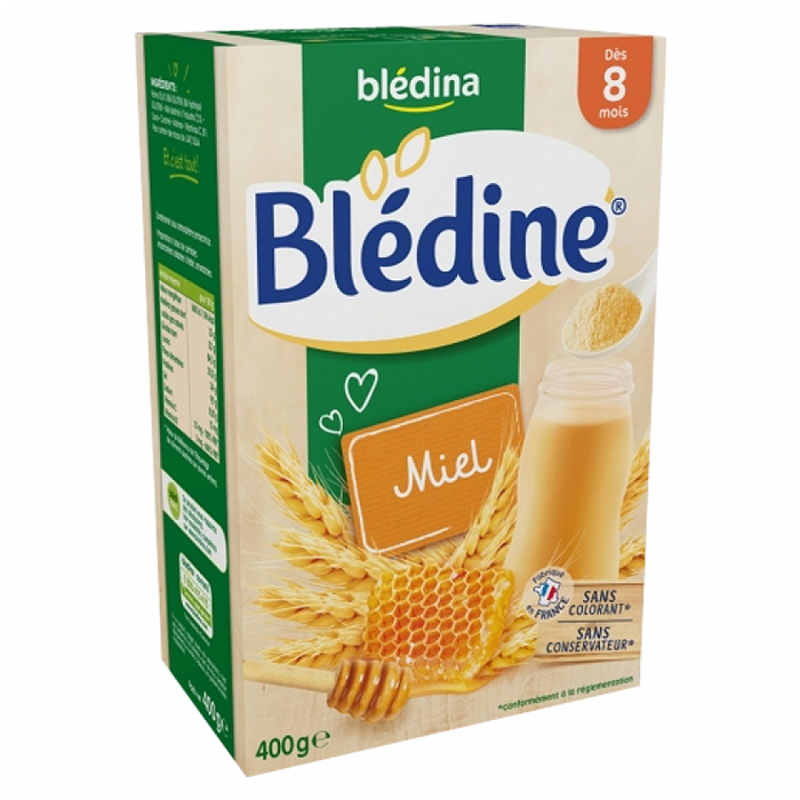 Blédine miel +8 mois de Blédina - Bébé de 8 mois et plus - 400g
