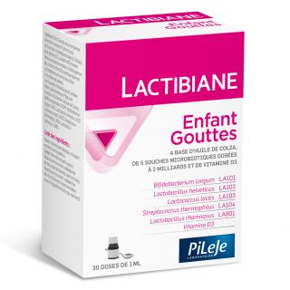Pileje Lactibiane Kids drops 30 doses 1ml