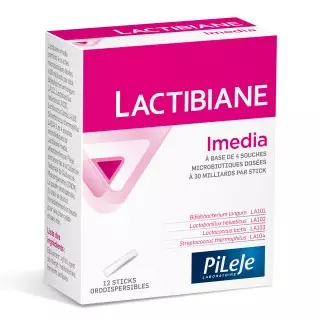 Pileje Lactibiane Imedia - 12 sticks orodispersibles