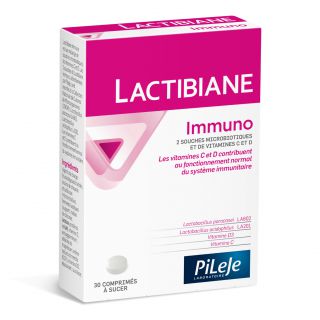 Pileje Lactibiane Immuno - 30 comprimés à sucer