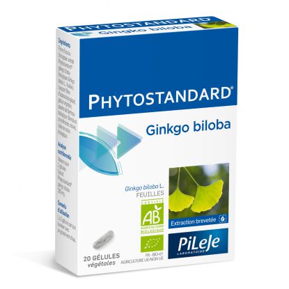 Phytostandard Gingko 20 Gélules