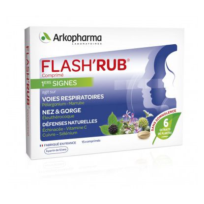 Arkopharma Flash'Rub 15 Comprimés