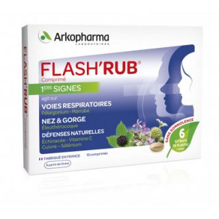 Arkopharma Flash'Rub 15 Comprimés